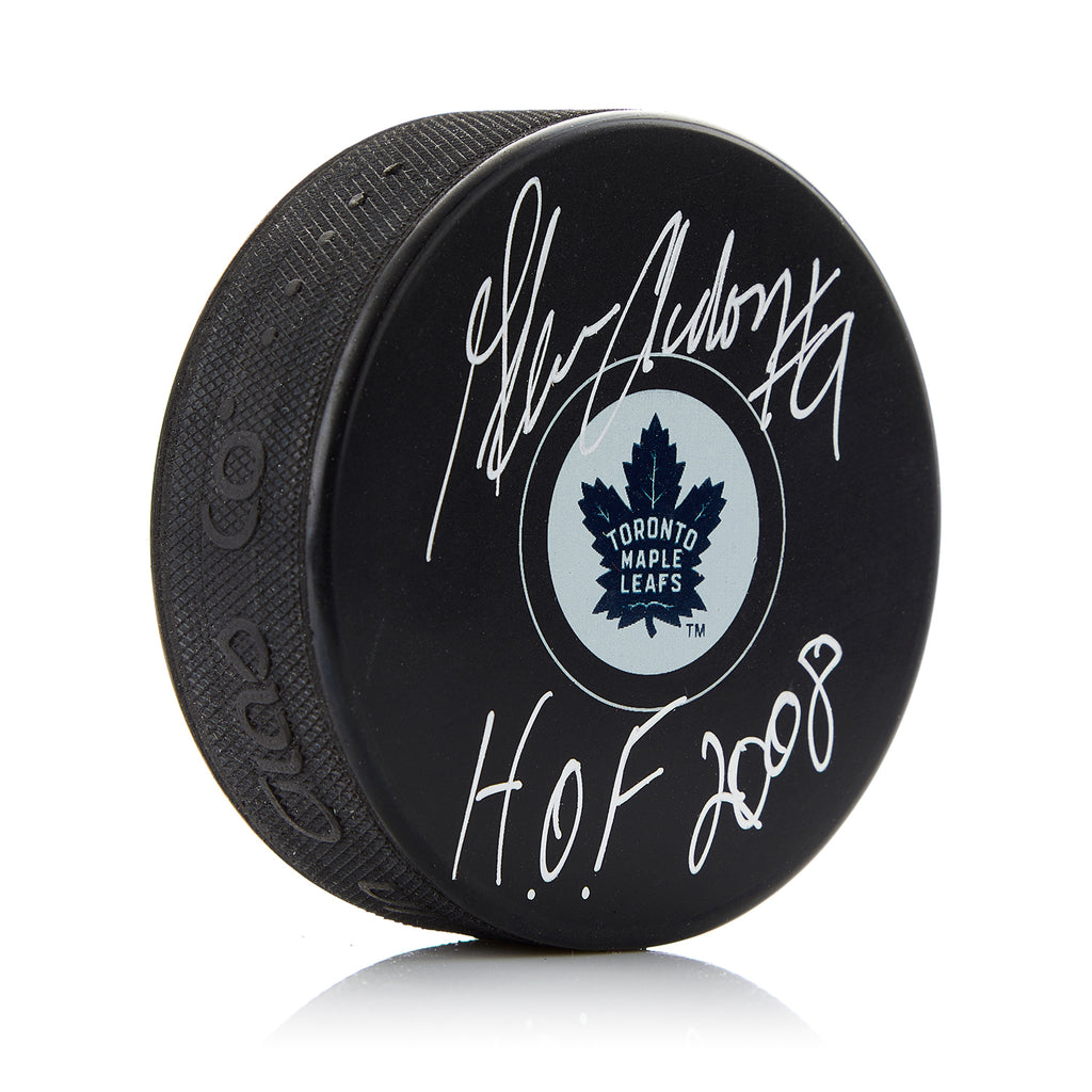 Glenn Anderson Toronto Maple Leafs Signed Hockey Puck with HOF Note | AJ Sports.
