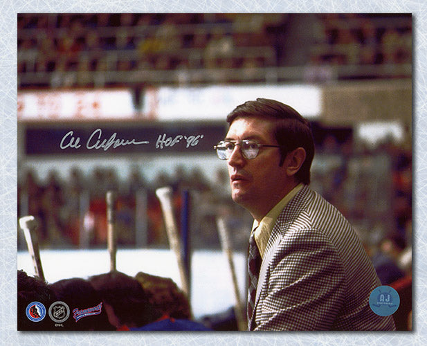 Al Arbour New York Islanders Autographed NHL Coach 8x10 Photo | AJ Sports.