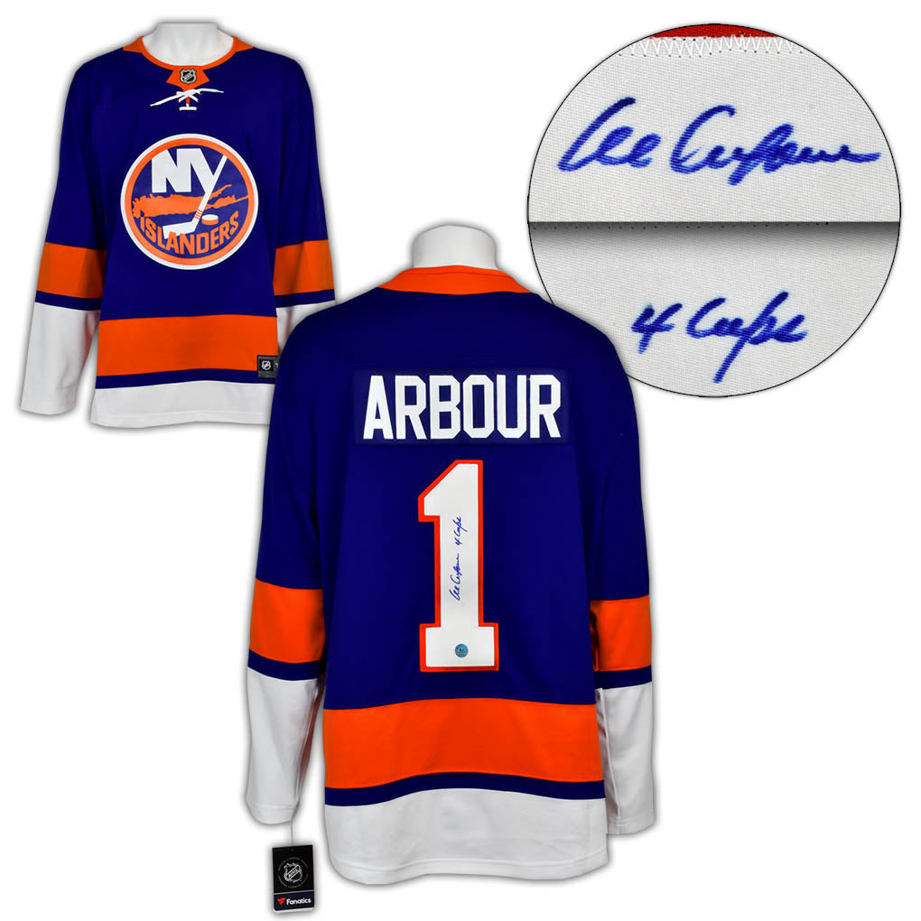 Al Arbour New York Islanders Autographed Fanatics Jersey | AJ Sports.