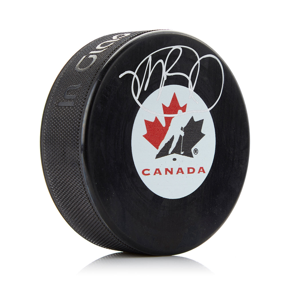 Mike Babcock Team Canada Autographed Hockey Puck | AJ Sports.