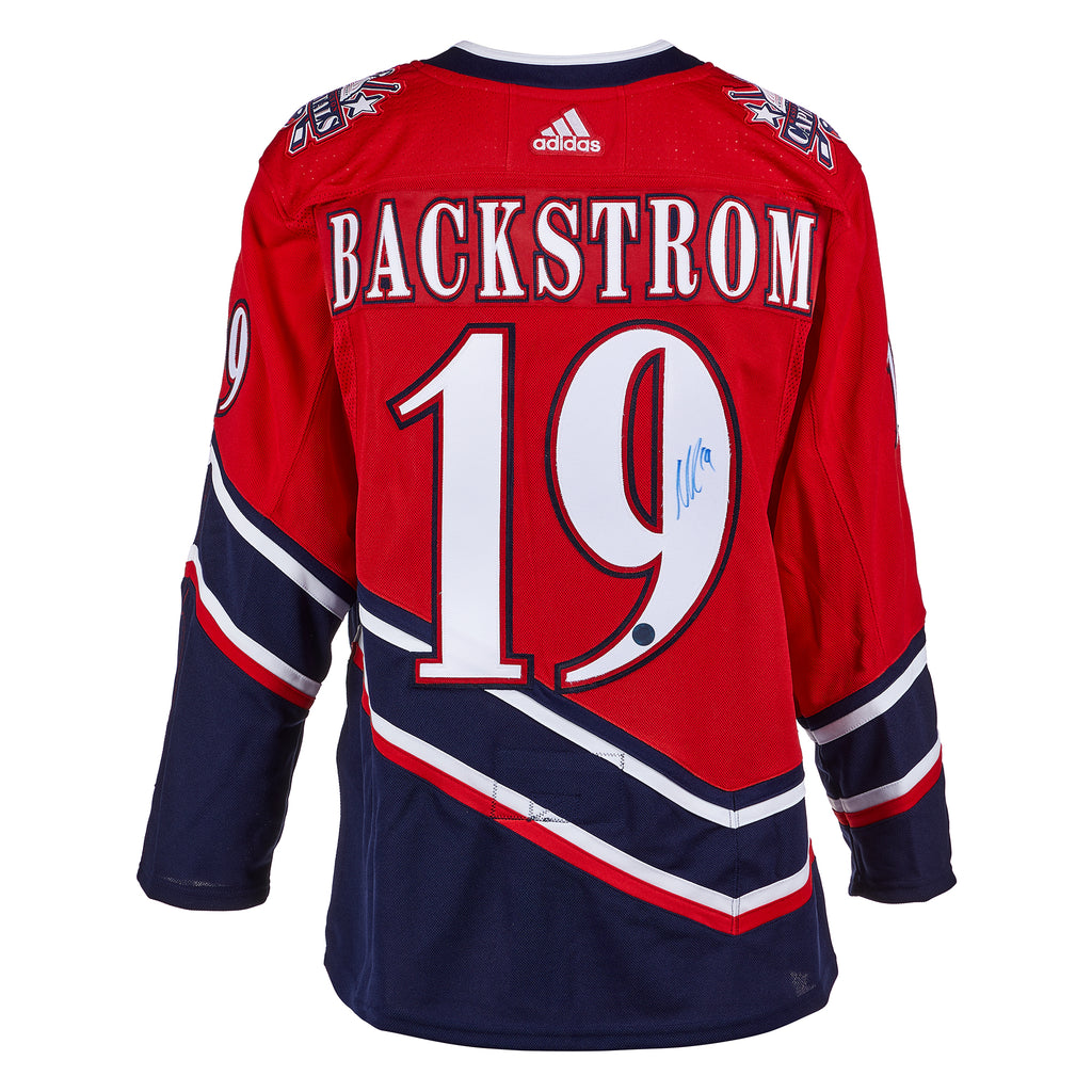Nicklas Backstrom Washington Capitals Signed Reverse Retro Adidas Jersey | AJ Sports.
