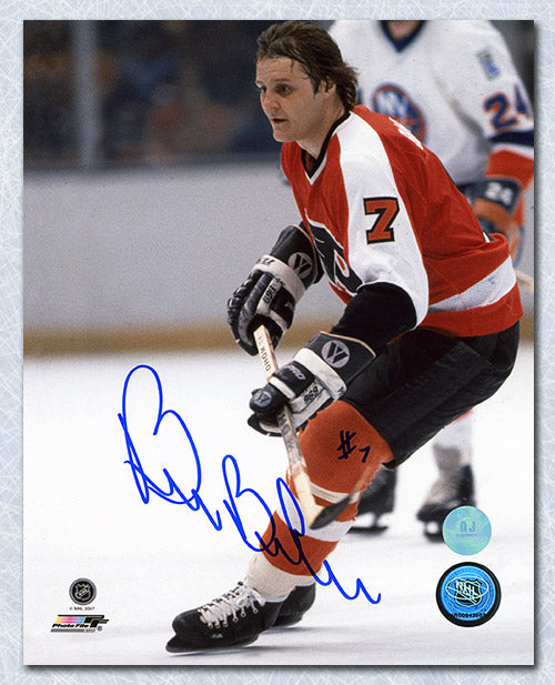 Bill Barber Philadelphia Flyers Autographed Action 8x10 Photo | AJ Sports.
