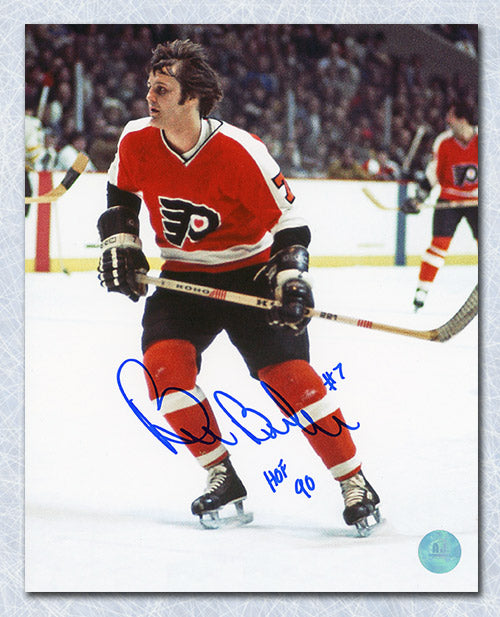 Bill Barber Philadelphia Flyers Autographed Vintage Hockey 8x10 Photo | AJ Sports.