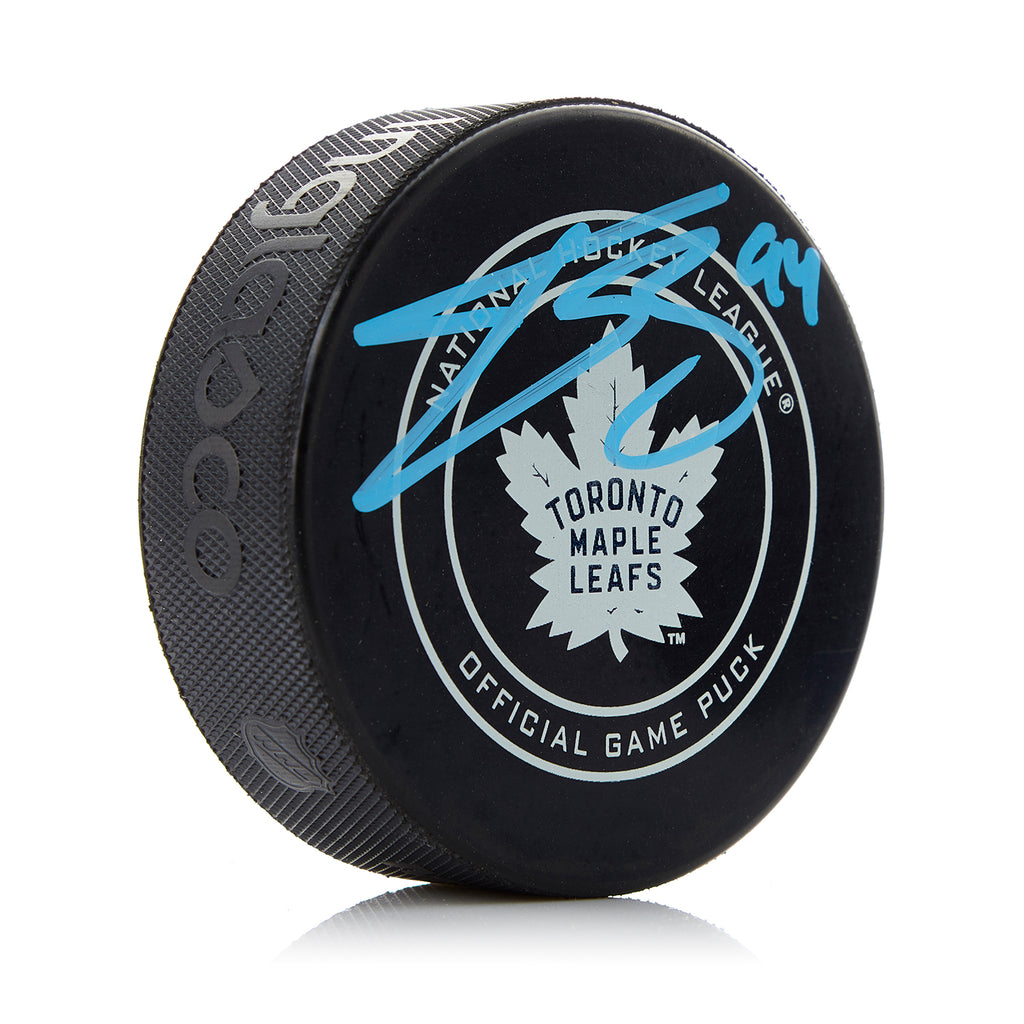 Tyson Barrie Toronto Maple Leafs Autographed Official Game Puck | AJ Sports.