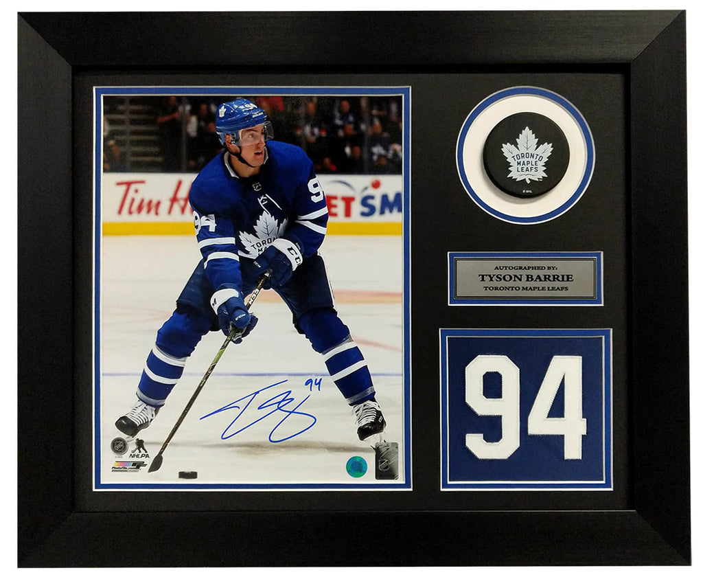 Tyson Barrie Toronto Maple Leafs Signed 20x24 Number Frame | AJ Sports.