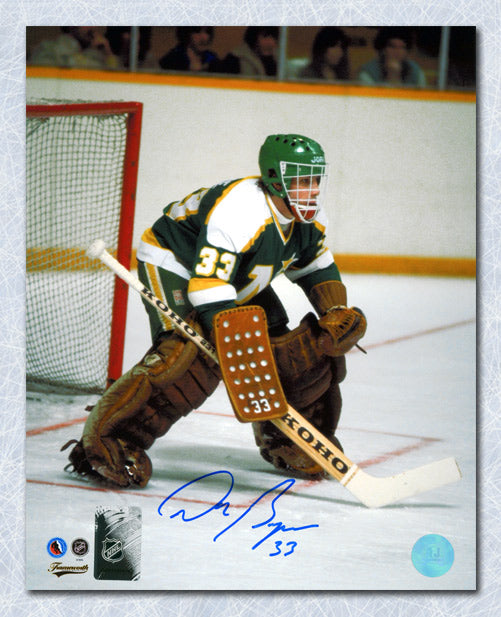 Don Beaupre Minnesota North Stars Autographed Goalie 8x10 Photo | AJ Sports.