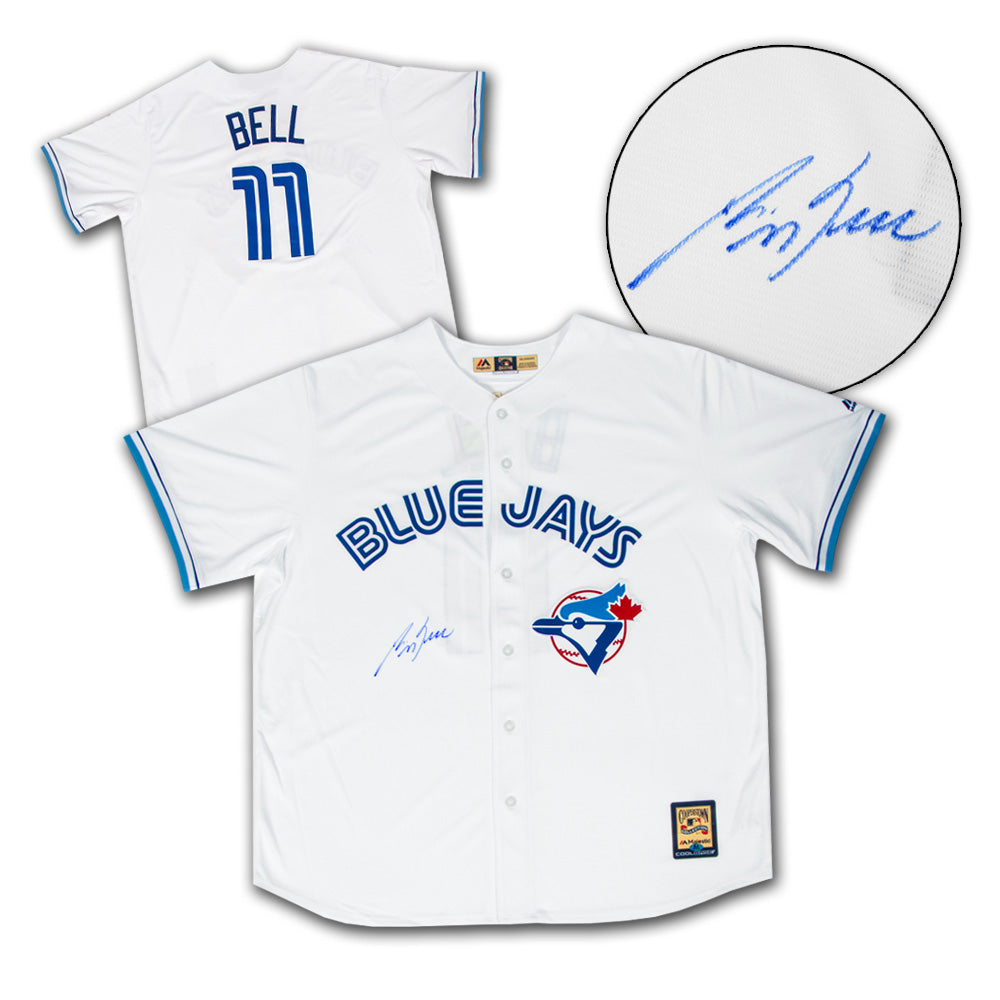 George Bell Toronto Blue Jays Signed Retro Baseball Jersey | AJ Sports.