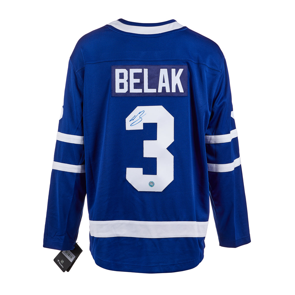 Wade Belak Toronto Maple Leafs Autographed Fanatics Jersey | AJ Sports.