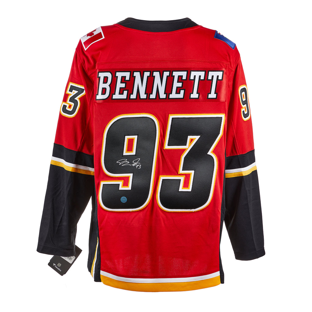 Sam Bennett Calgary Flames Autographed Fanatics Jersey | AJ Sports.