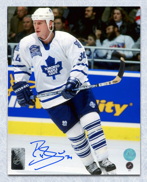 Bryan Berard Toronto Maple Leafs Autographed Action 8x10 Photo | AJ Sports.