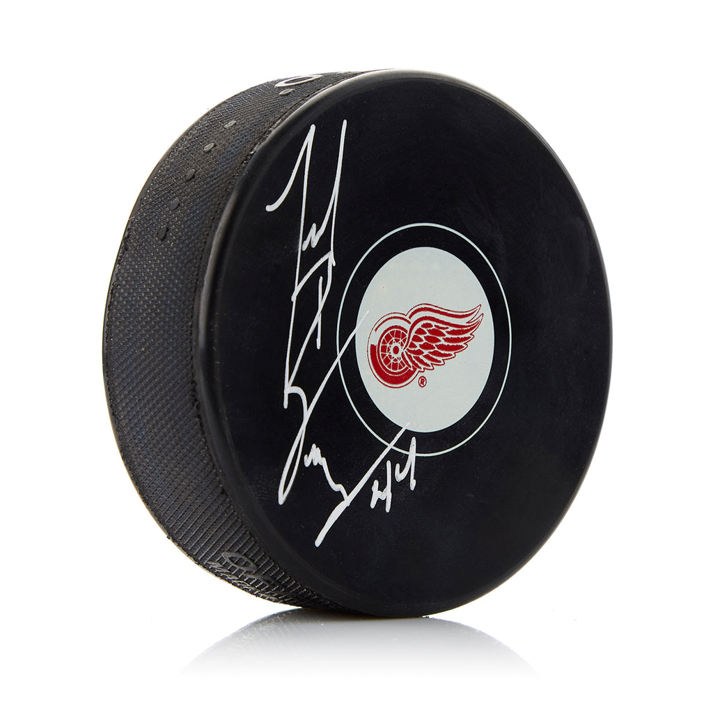 Todd Bertuzzi Detroit Red Wings Signed Autographed Hockey Puck | AJ Sports.