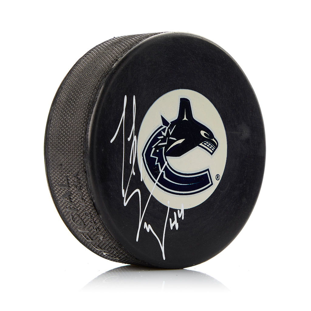 Todd Bertuzzi Vancouver Canucks Autographed Hockey Puck | AJ Sports.