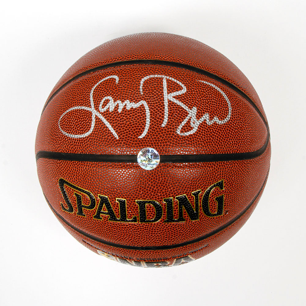Larry Bird Autographed Spalding NBA I/O Basketball | AJ Sports.