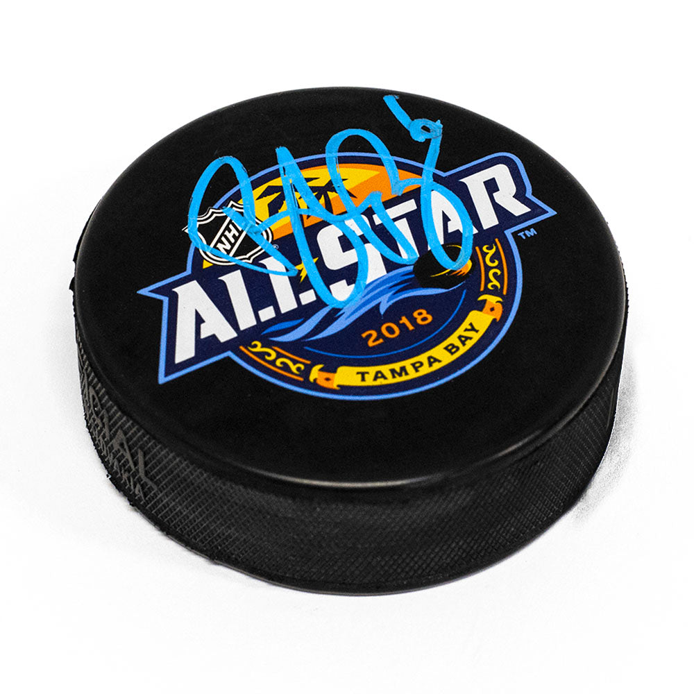 Brock Boeser 2018 NHL All Star Game Autographed Hockey Puck | AJ Sports.