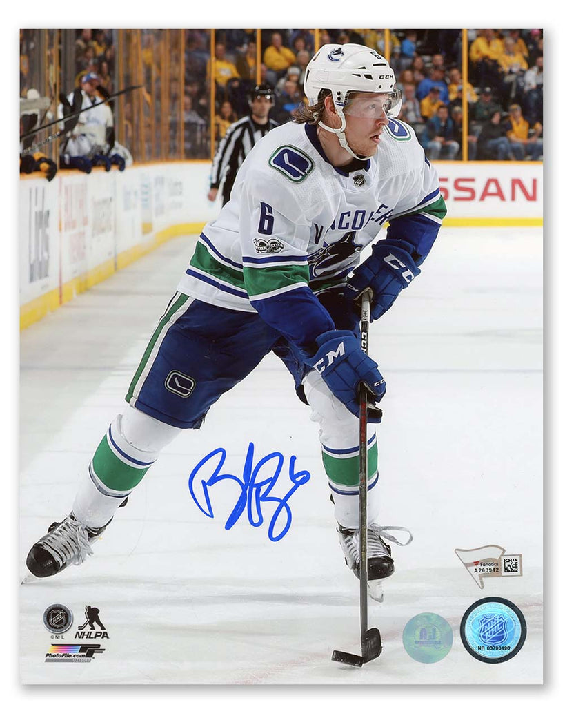 Brock Boeser Vancouver Canucks Autographed Hockey 8x10 Photo | AJ Sports.