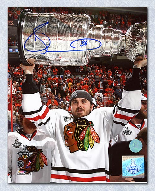 Dave Bolland Chicago Blackhawks Autographed 2010 Stanley Cup 8x10 Photo | AJ Sports.