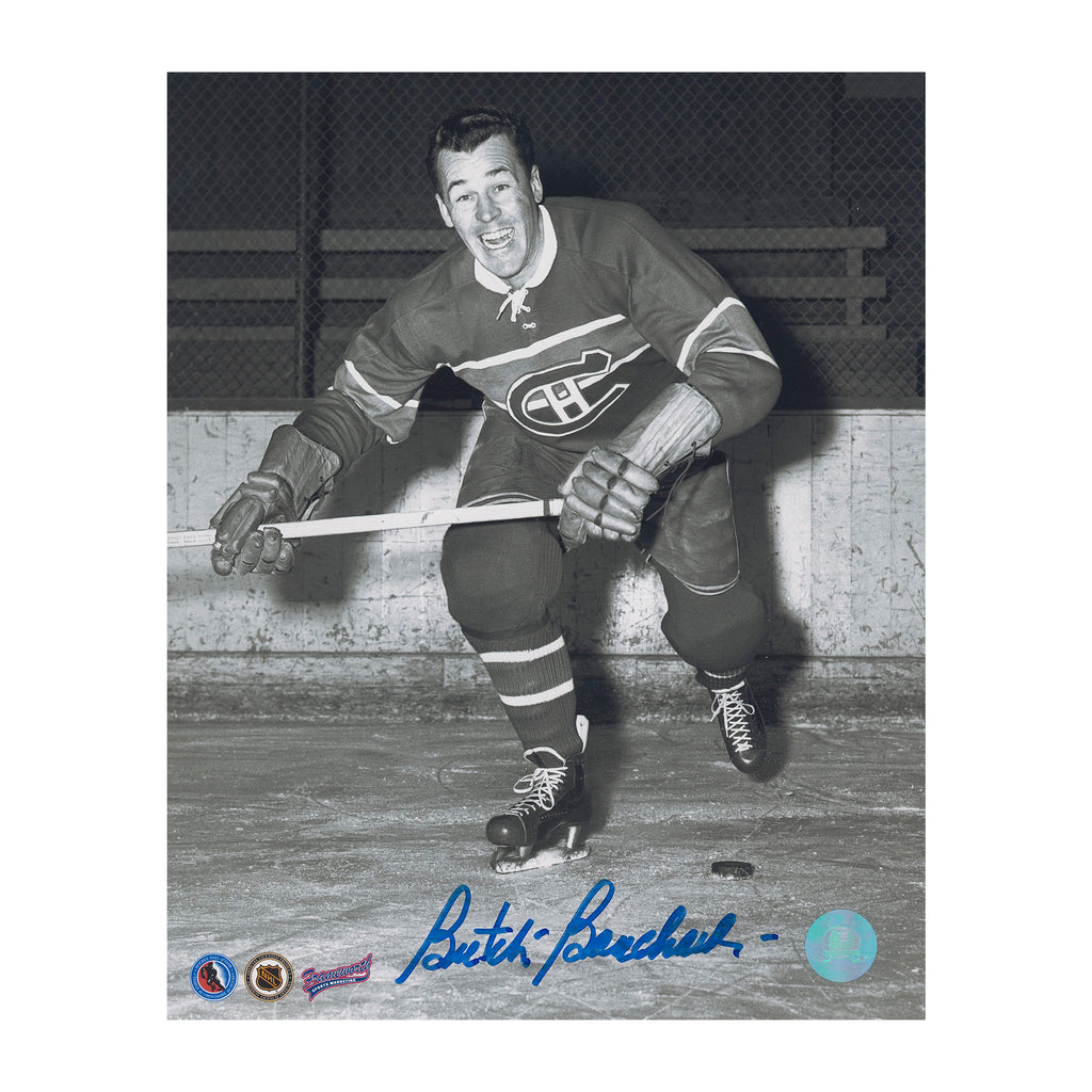 Butch Bouchard Montreal Canadiens Autographed 8x10 Photo | AJ Sports.