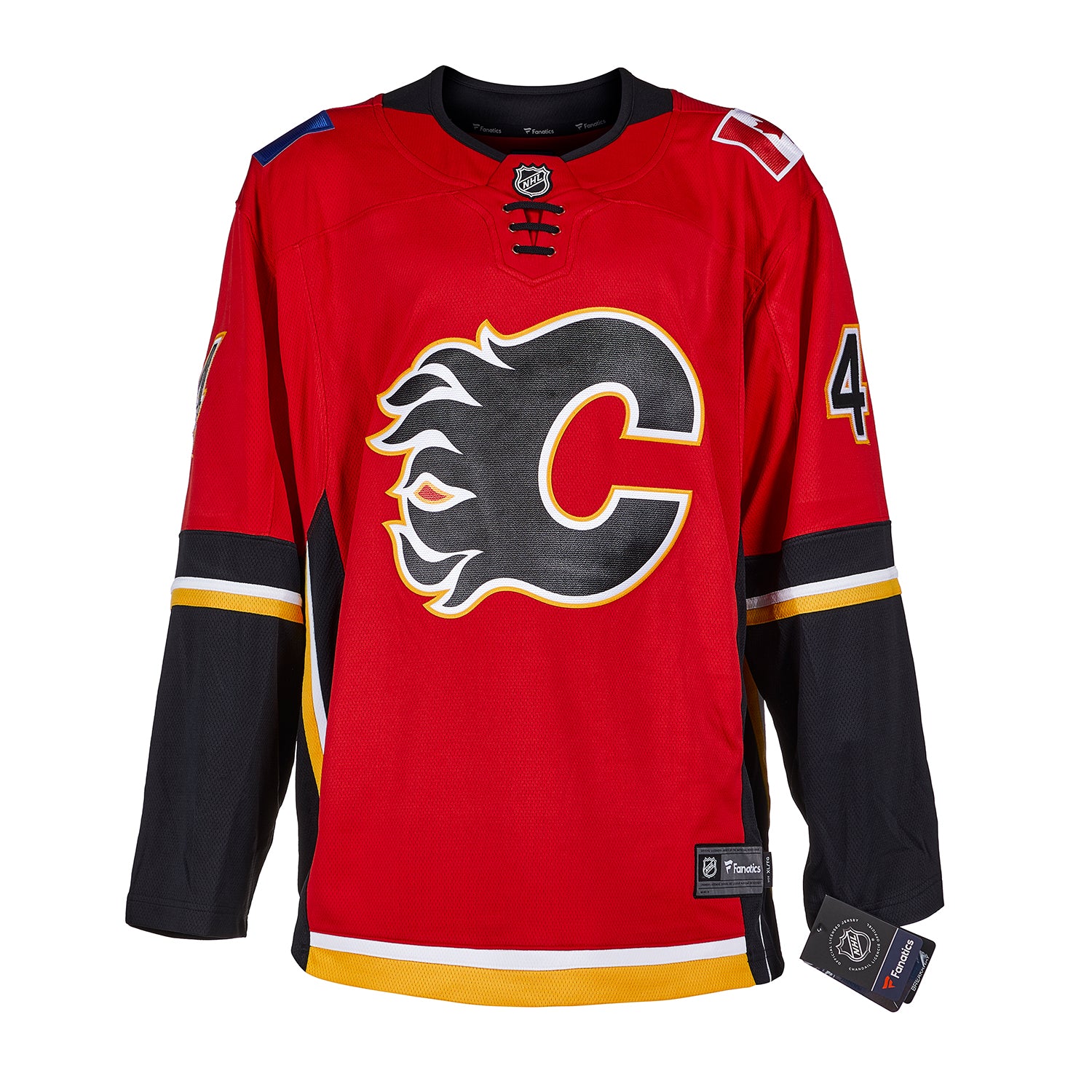 Jay Bouwmeester Calgary Flames Autographed Fanatics Jersey | AJ Sports.