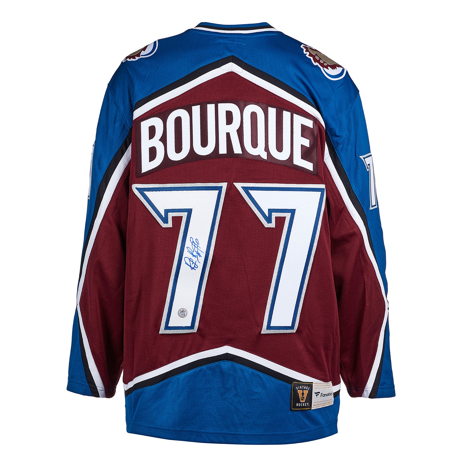 AJ Sports Ray Bourque Colorado Avalanche Signed 2001 Stanley Cup