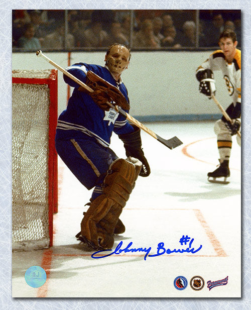 Johnny Bower Toronto Maple Leafs Autographed 8x10 Photo | AJ Sports.