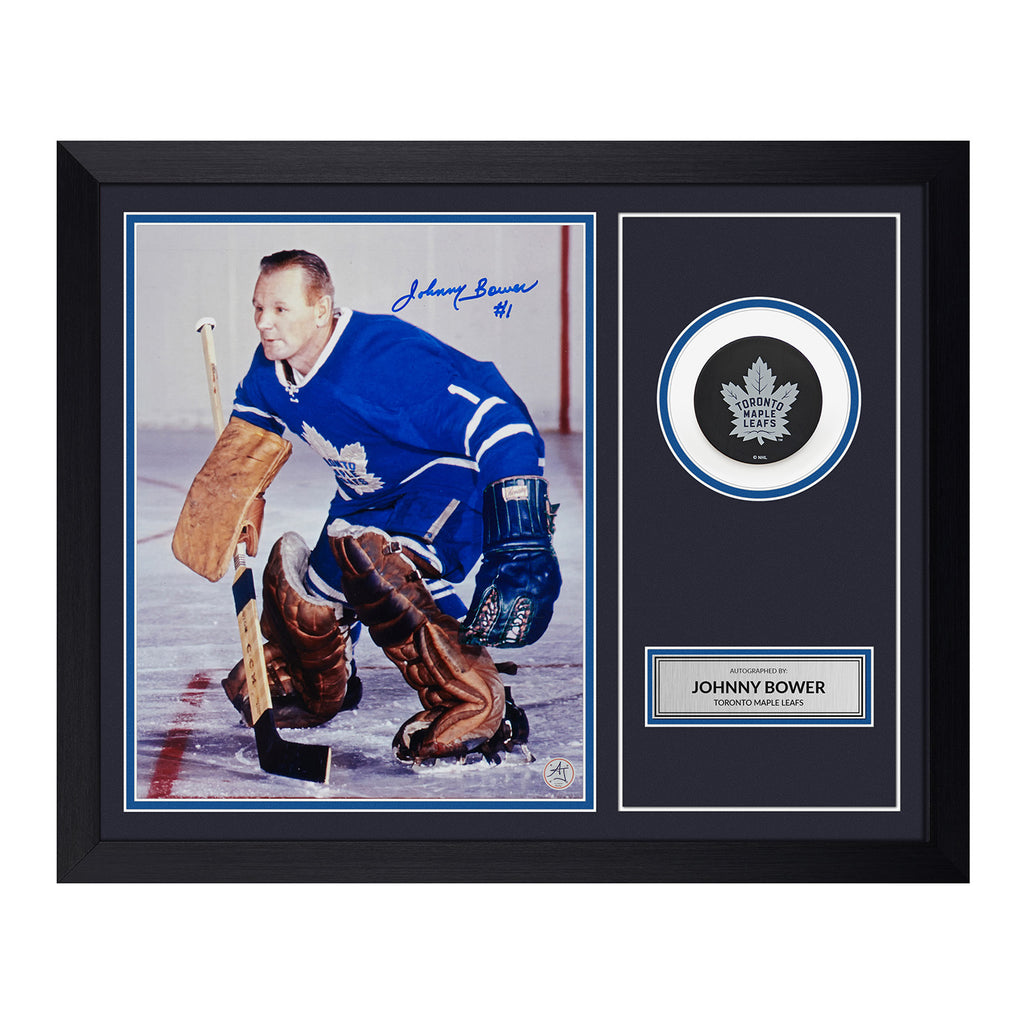Johnny Bower Signed Autographed Toronto Maple Leafs 1967 Stanley