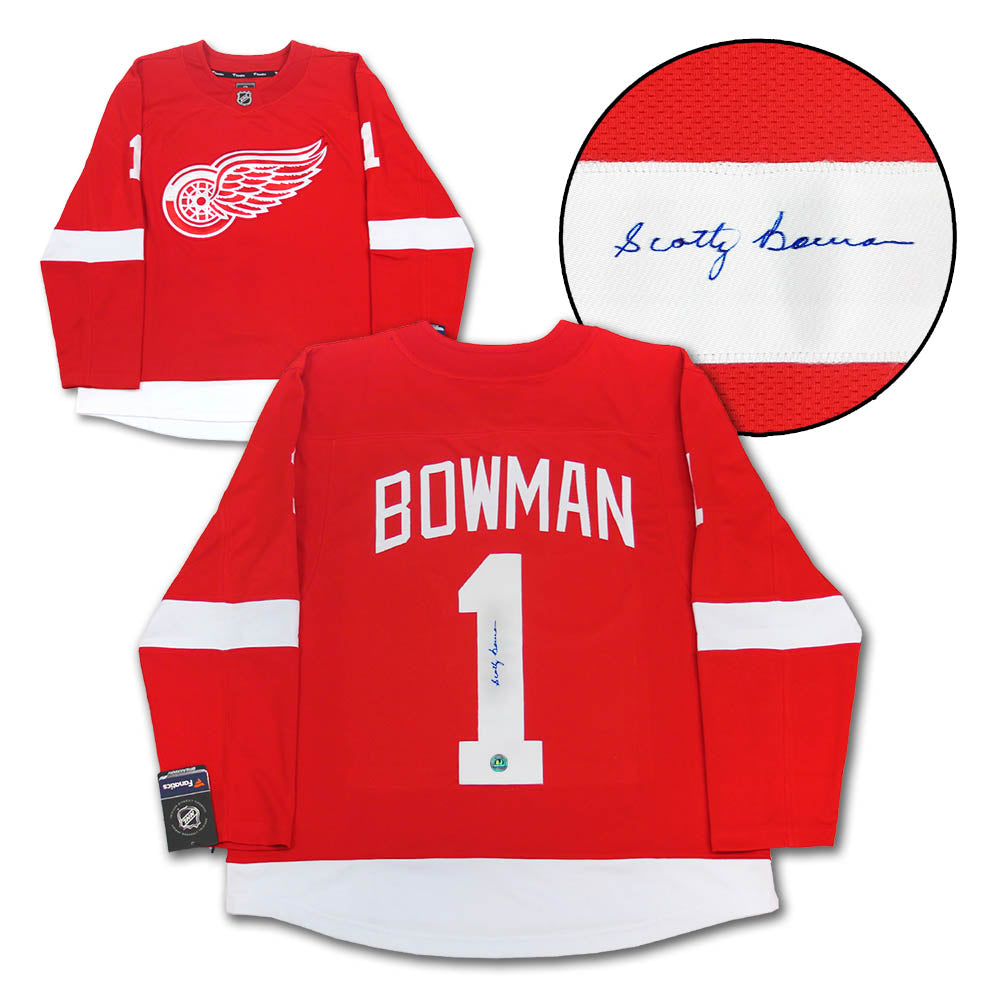 Scotty Bowman Detroit Red Wings Autographed Fanatics Jersey | AJ Sports.