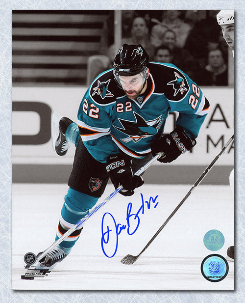 Dan Boyle San Jose Sharks Autographed Spotlight 8x10 Photo | AJ Sports.