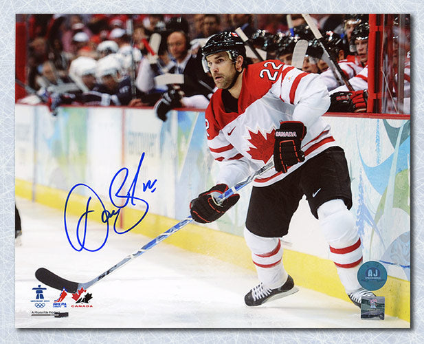 Dan Boyle Team Canada Signed 2010 Olympic 8x10 Photo | AJ Sports.