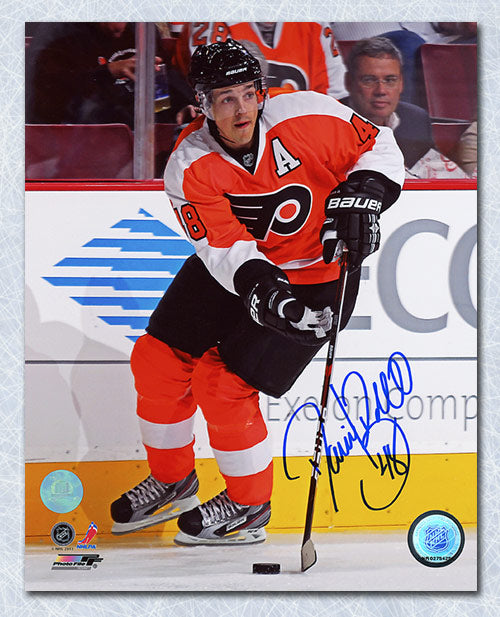Daniel Briere Philadelphia Flyers Autographed Hockey Playmaker 8x10 Photo | AJ Sports.