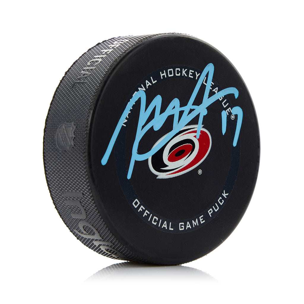 Rod Brind'Amour Carolina Hurricanes Signed Official Game Puck | AJ Sports.