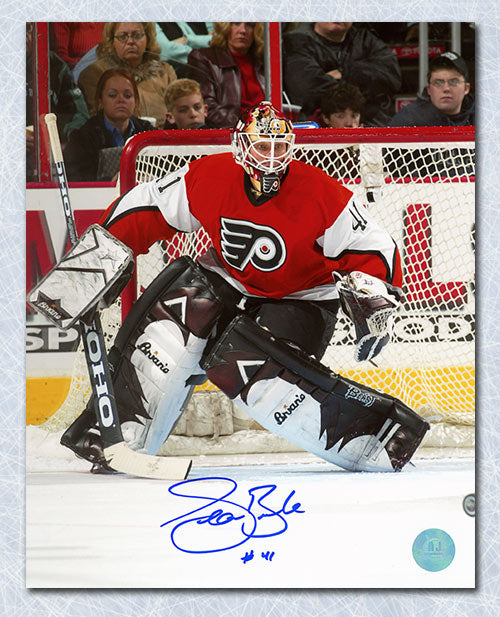 Sean Burke Philadelphia Flyers Autographed Goalie 8x10 Photo | AJ Sports.