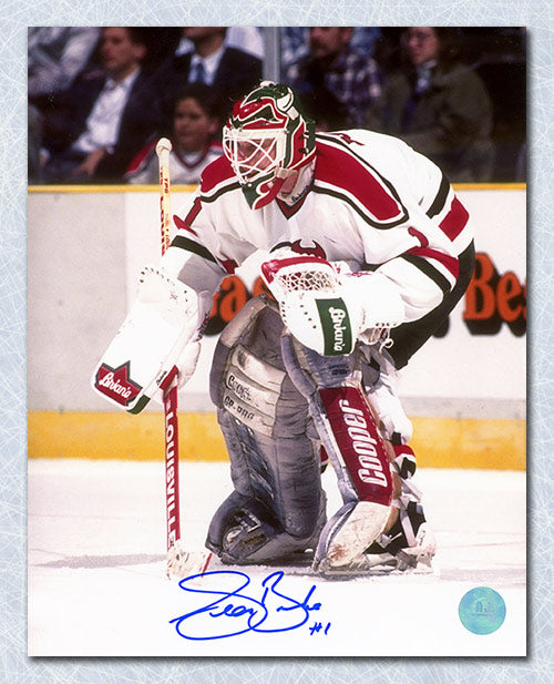 Sean Burke New Jersey Devils Autographed Goalie 8x10 Photo | AJ Sports.