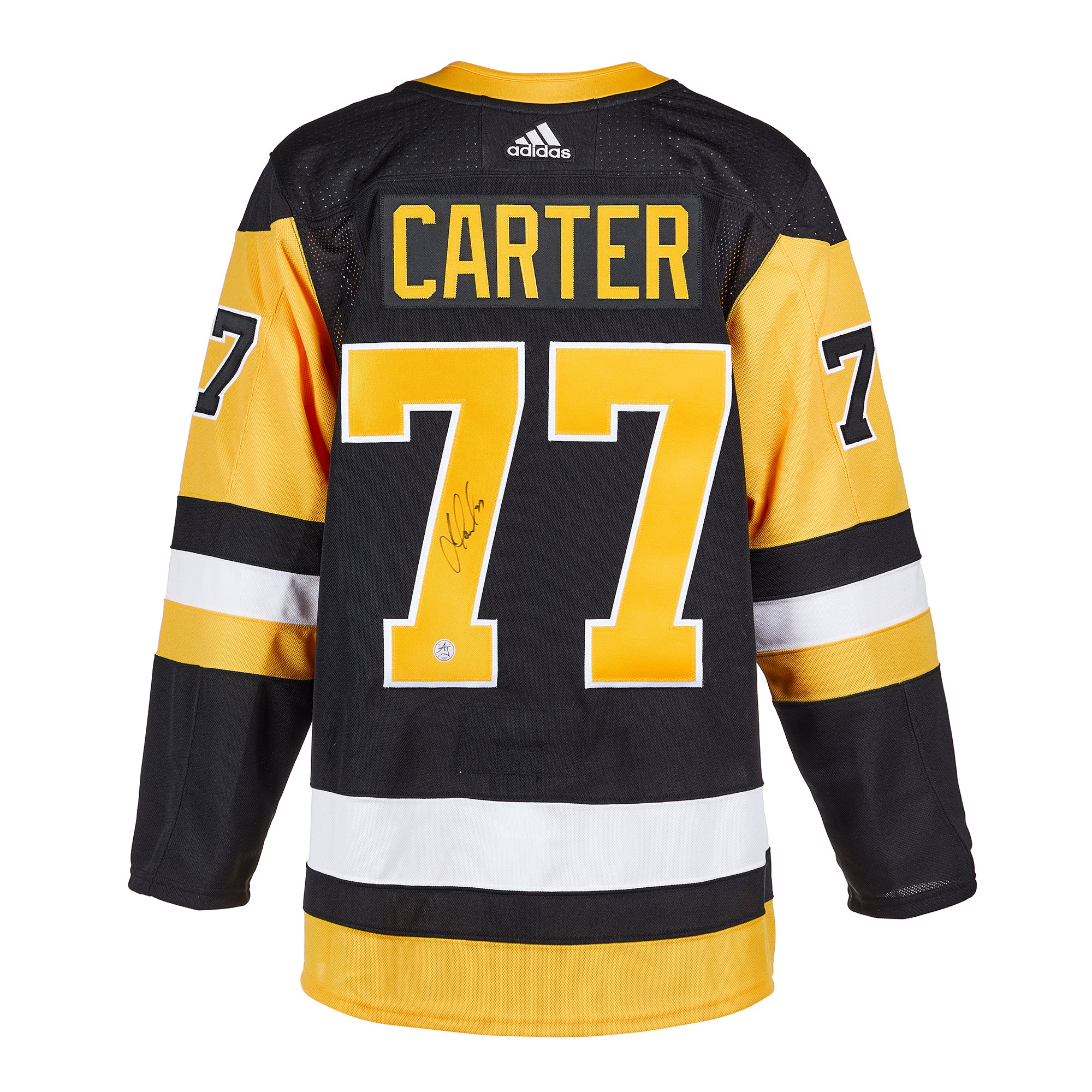 Jeff Carter Pittsburgh Penguins Autographed Signed Reverse Retro Adidas  Jersey