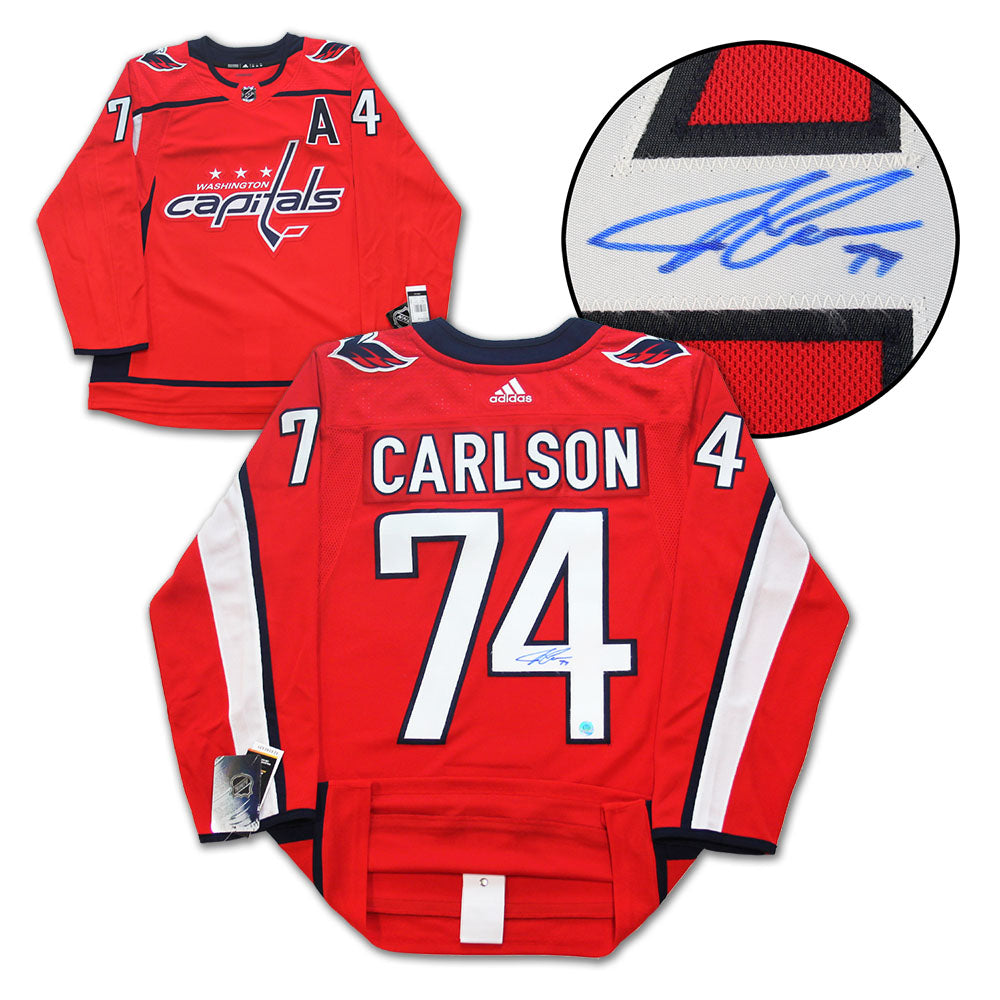 John Carlson Washington Capitals Autographed Adidas Jersey | AJ Sports.