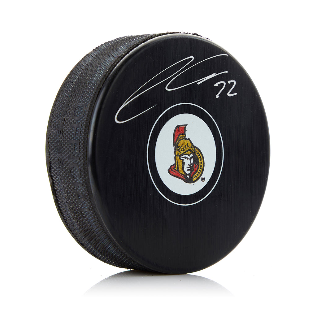 Thomas Chabot Ottawa Senators Autographed Hockey Puck | AJ Sports.