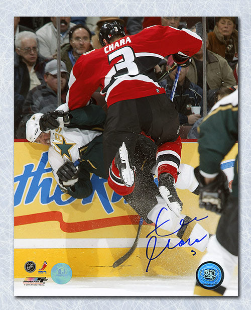 Zdeno Chara Ottawa Senators Autographed Thumps Modano 8x10 Photo | AJ Sports.