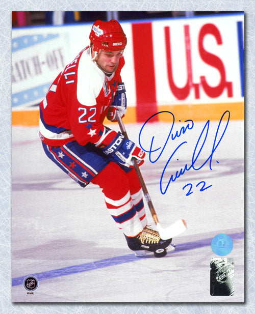 Dino Ciccarelli Washington Capitals Autographed Hockey Sniper 8x10 Photo | AJ Sports.