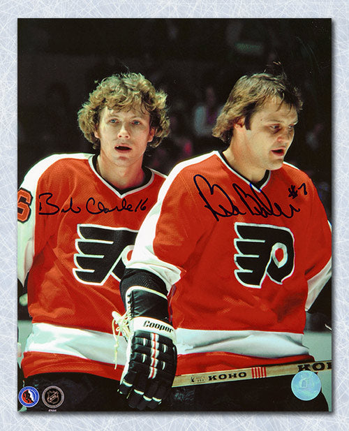 Bobby Clarke & Bill Barber Philadelphia Flyers Dual Signed 8x10 Photo | AJ Sports.