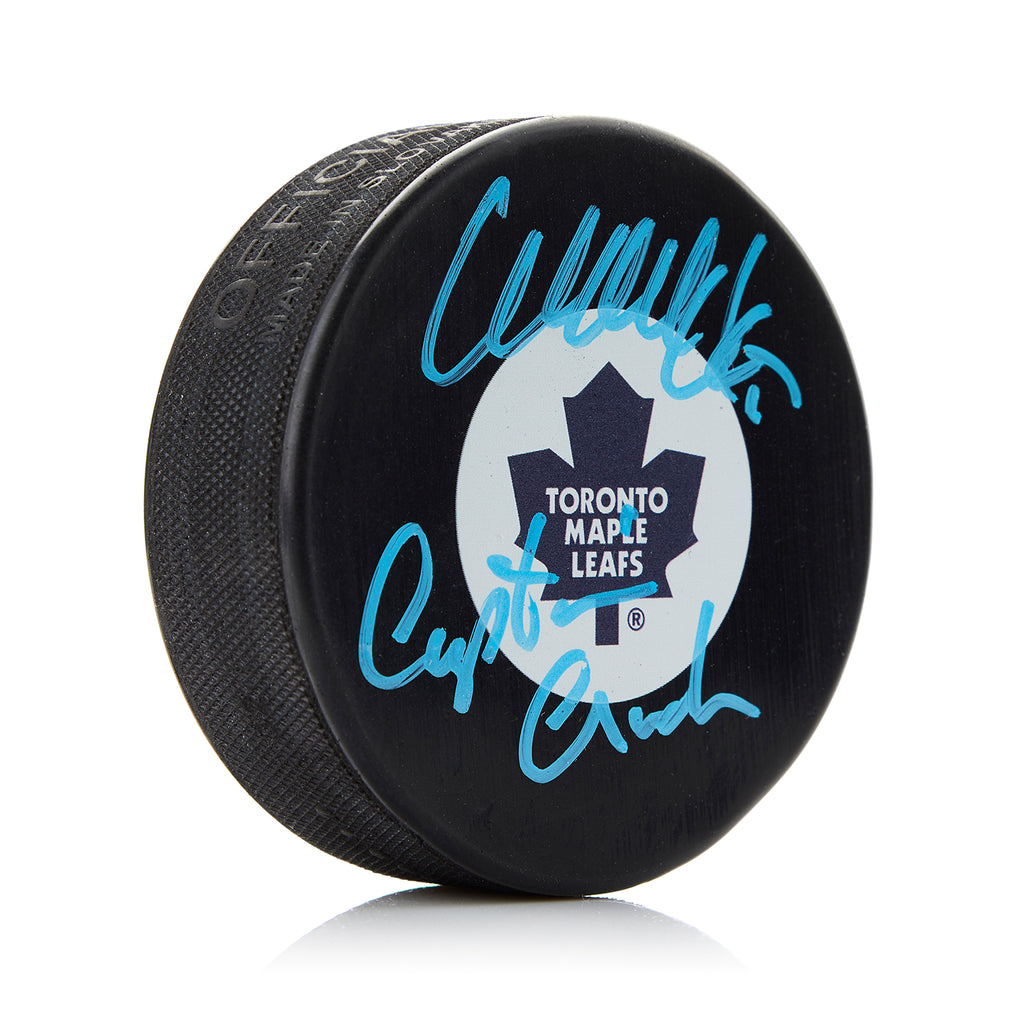 Wendel Clark Signed Toronto Maple Leafs Captain Spotlight 8X10 Photo