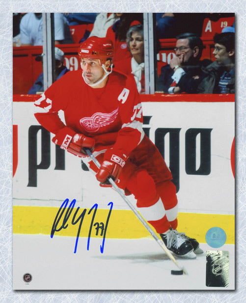 Paul Coffey Detroit Red Wings Autographed Action 8x10 Photo | AJ Sports.