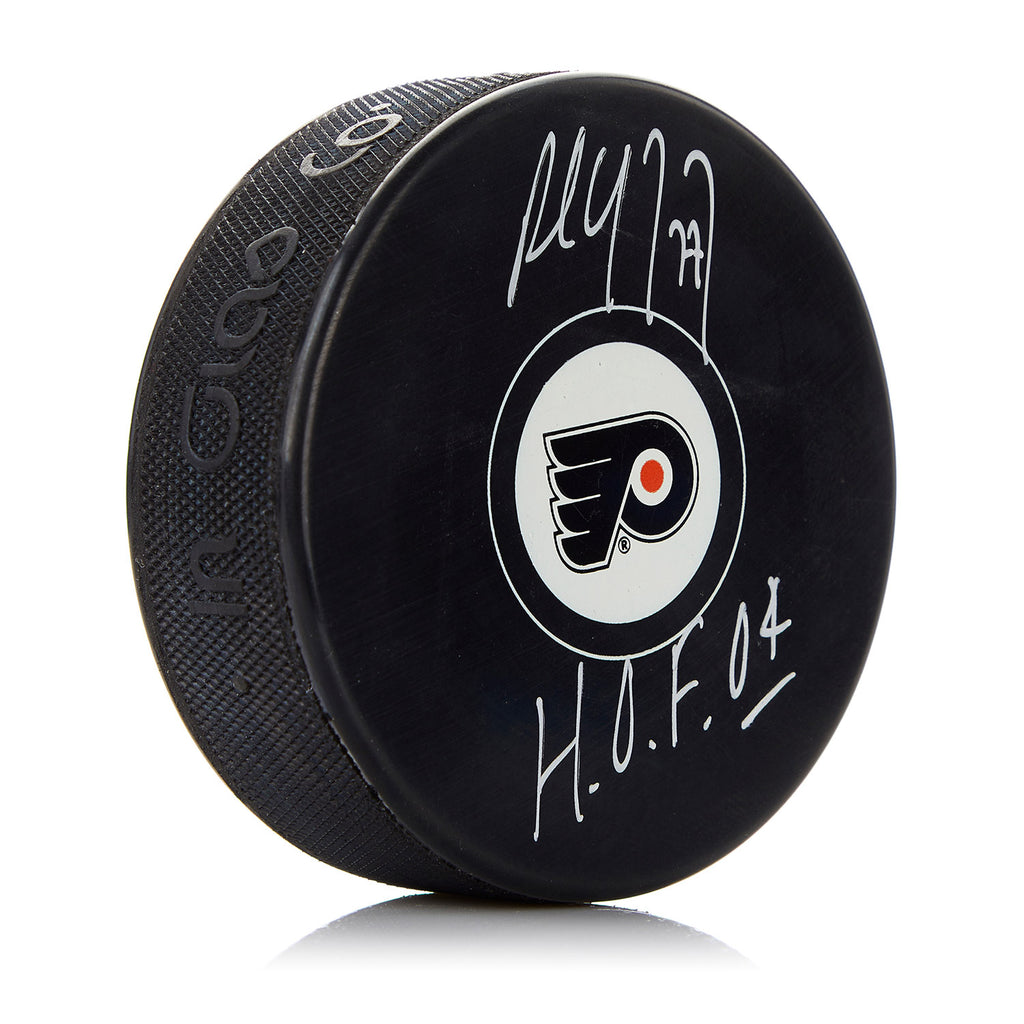 Paul Coffey Philadelphia Flyers Signed Hockey Puck with HOF Note | AJ Sports.