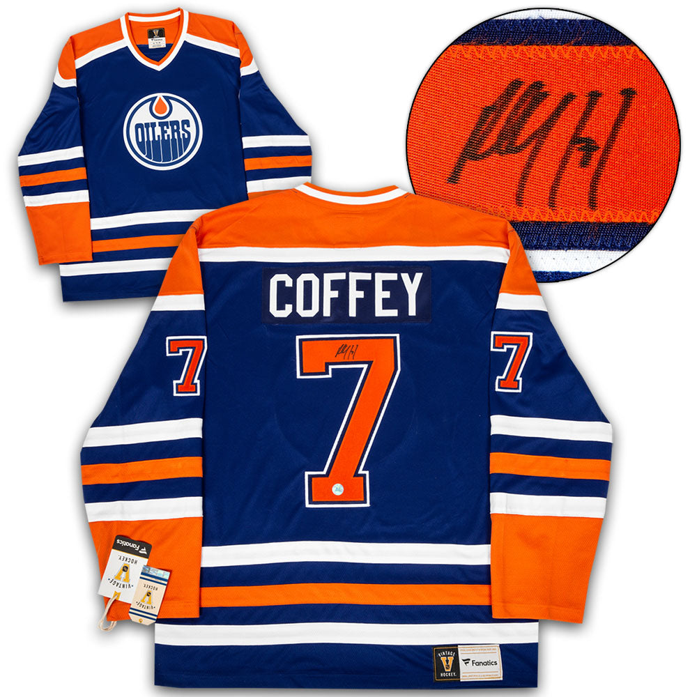 Men's Fanatics Branded Paul Coffey Blue Edmonton Oilers Premier