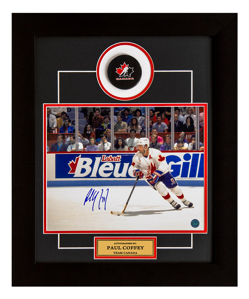 Paul Coffey Team Canada Canada Cup Autographed 8x10 Photo – Pro Am Sports