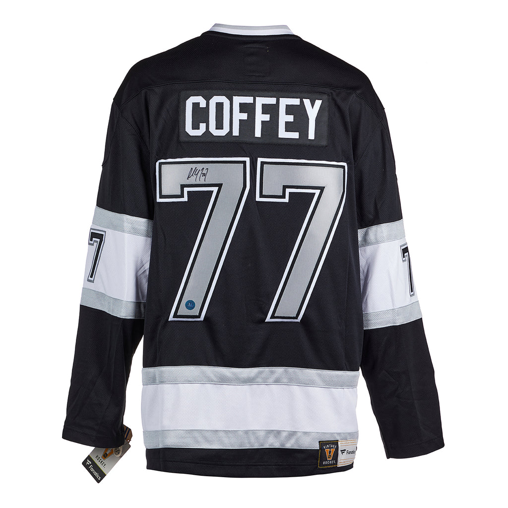Paul Coffey HOF Inscription Autographed Pittsburgh Penguins Custom White Hockey  Jersey - BAS