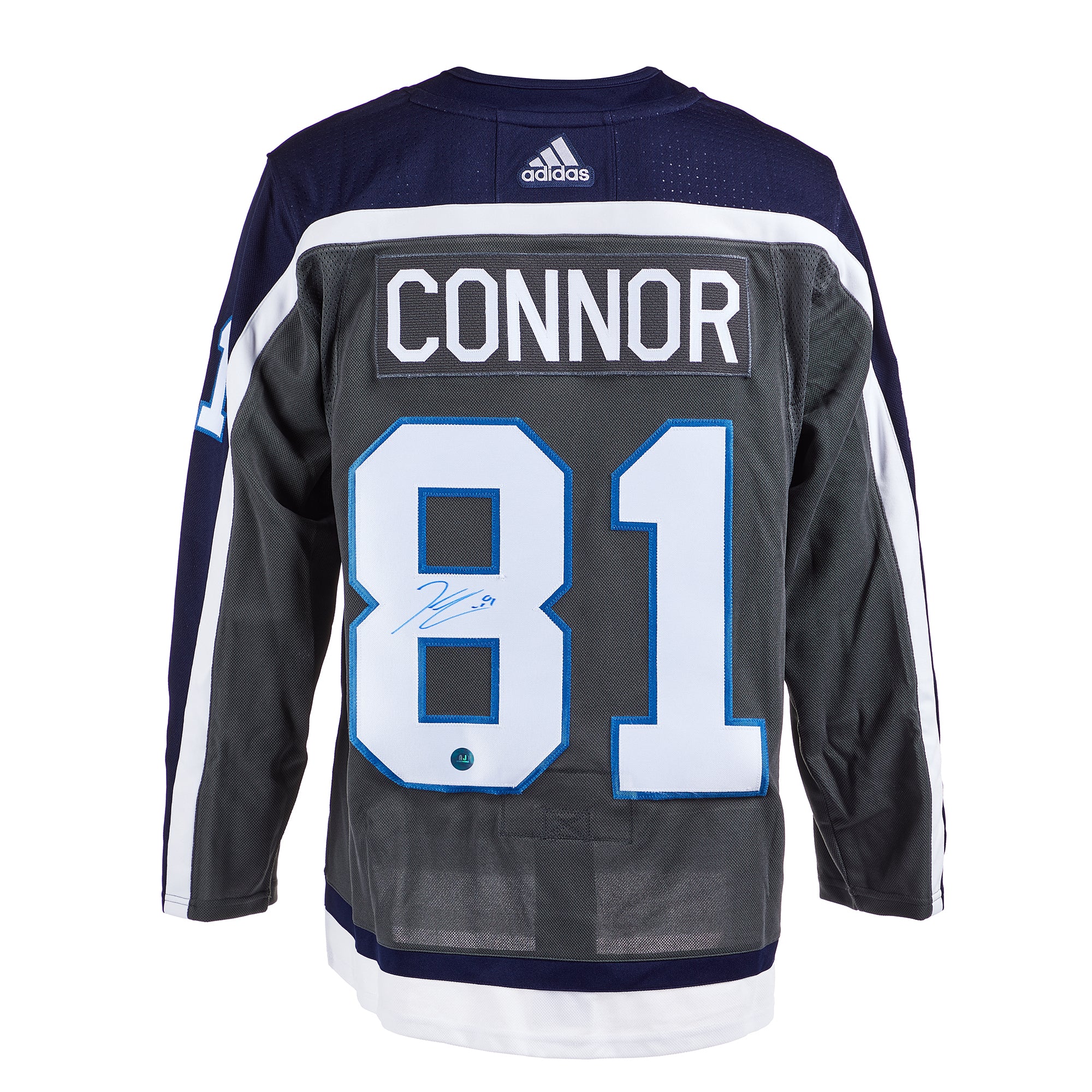 Kyle Connor Winnipeg Jets Signed White Adidas Jersey