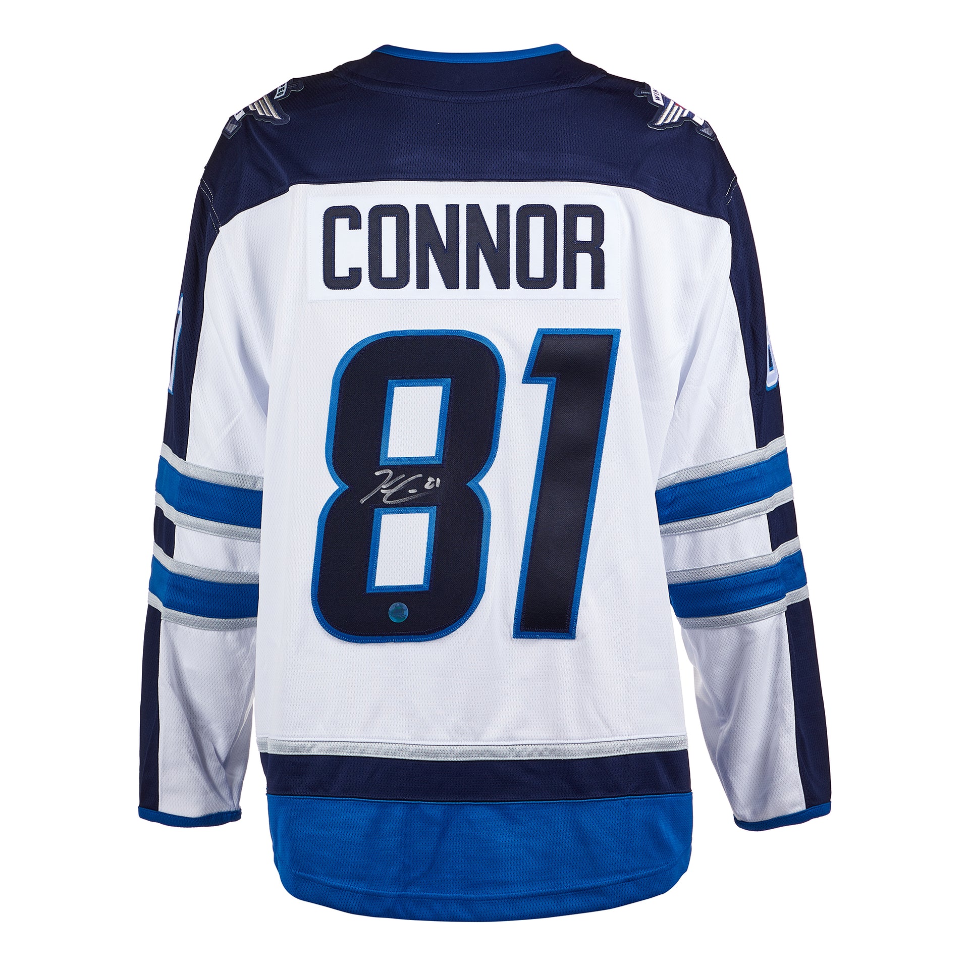 AJ Sports Kyle Connor Signed Winnipeg Jets White Fanatics