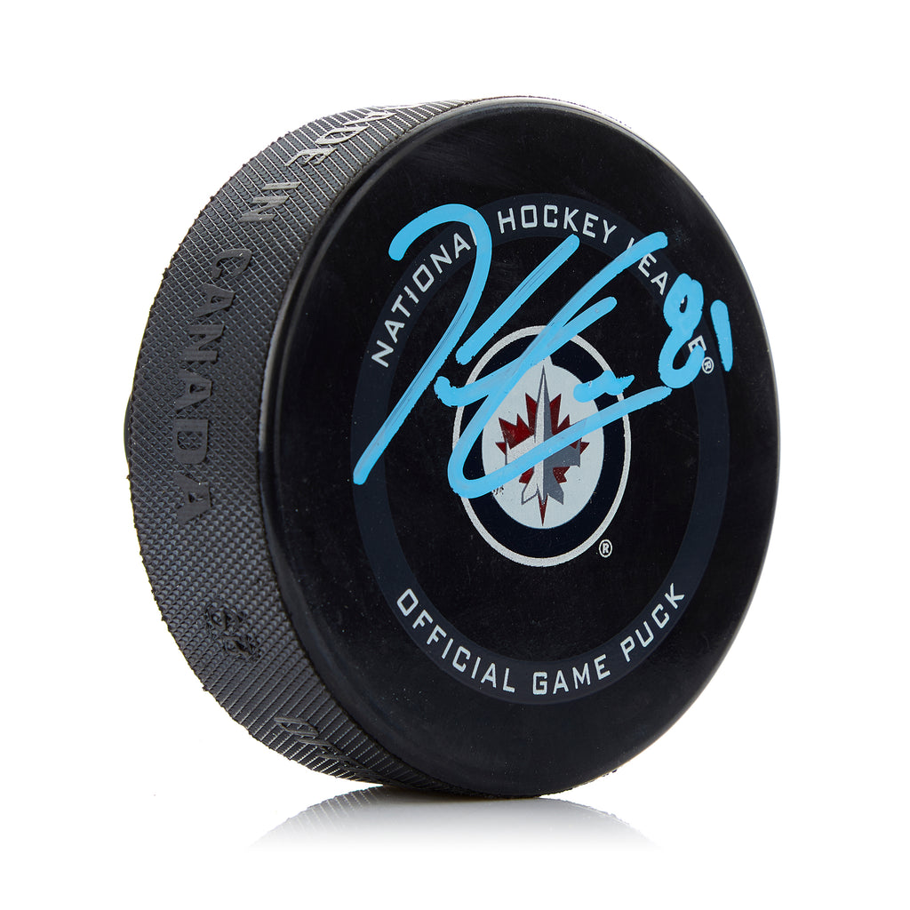 Kyle Connor Winnipeg Jets Signed Official Game Puck | AJ Sports.