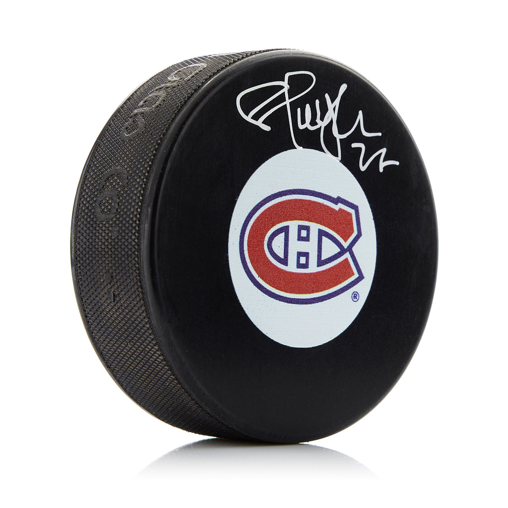 Shayne Corson Montreal Canadiens Autographed Hockey Puck | AJ Sports.