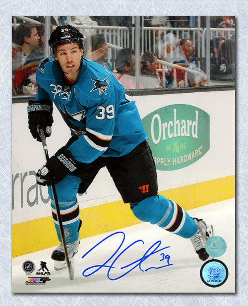 Logan Couture San Jose Sharks Signed Hockey 8x10 Photo | AJ Sports.