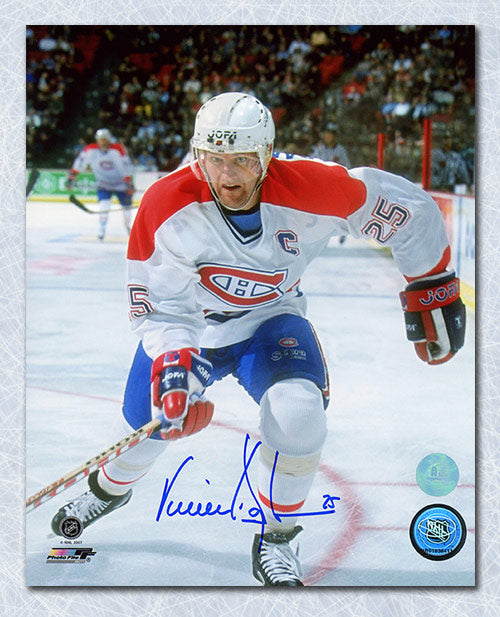 Vincent Damphousse Montreal Canadiens Autographed Captain 8x10 Photo | AJ Sports.
